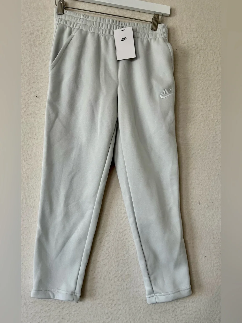 Nike Kids Crewneck Sweatshirt and Joggers Set in Light Beige - Picture 4 of 15